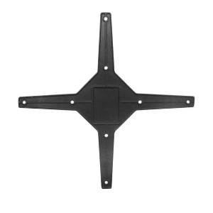 Stalo koja suveržiamas juodas aliuminio - L 480 mm - Bolero