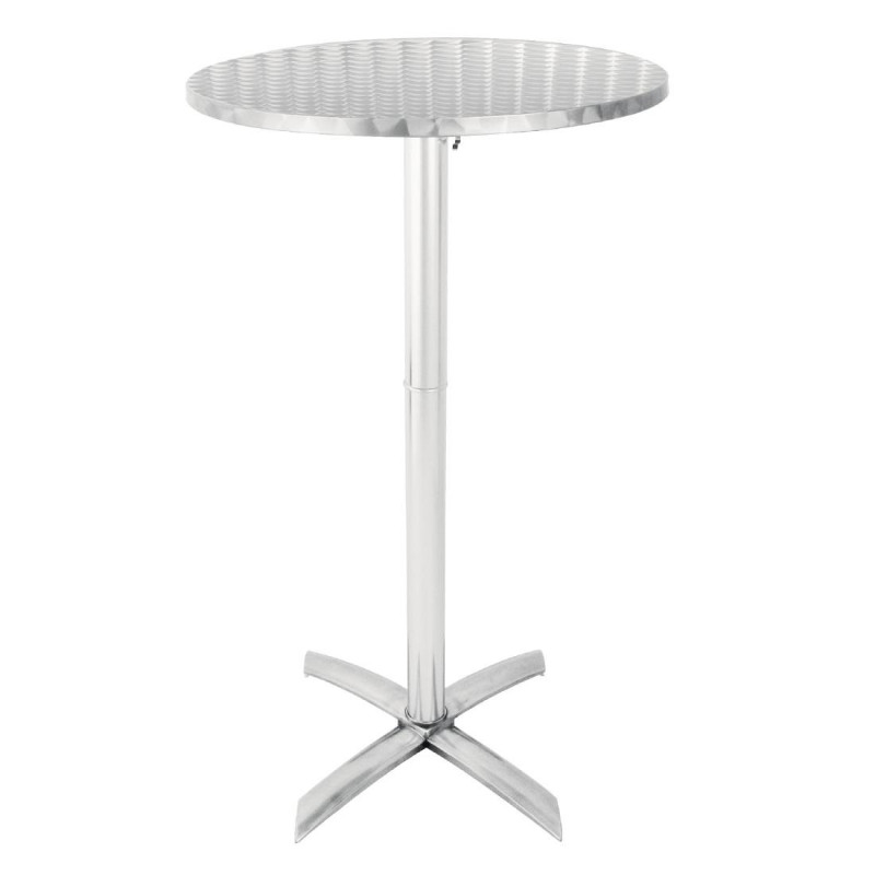 Mange-debout inox plateau basculant 600mm - Bolero - Fourniresto Mange-debout inox plateau basculant 600mm - Bolero - Fourniresto