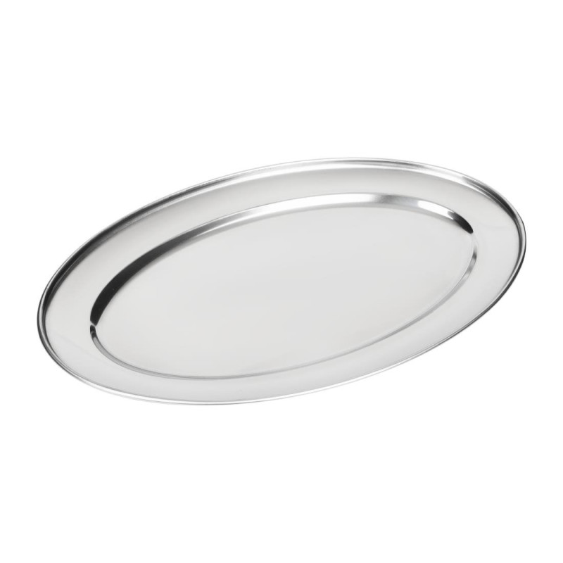 Ovalus nerūdijančio plieno patiekalų stalas - 250 mm - Olympia - Fourniresto Ovalus nerūdijančio plieno patiekalų stalas - 250 mm - Olympia - Fourniresto