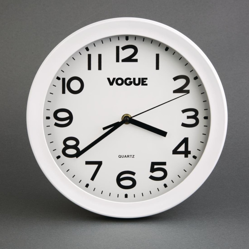 Horloge de cuisine 24 cm - Vogue - Fourniresto Horloge de cuisine 24 cm - Vogue - Fourniresto
