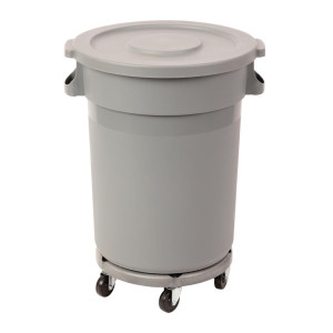 Plastikinis šiukšlių kibiras - 120 l - Jantex