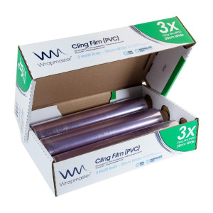 Atnaujinimo plėvelė 300 m x 305 mm - 3 vnt. - Wrapmaster