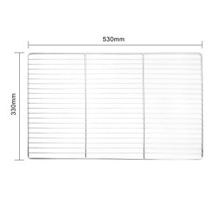 Grilis iš nerūdijančio plieno - L 530 x P 330mm - Vogue