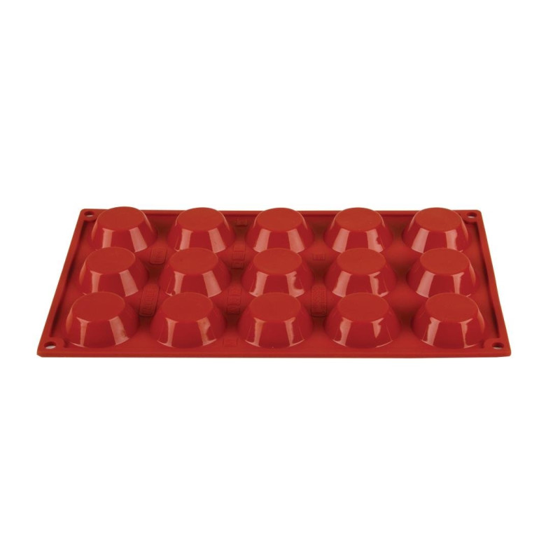 Moule 15 Tartelettes en Silicone Formaflex- Pavoni Moule 15 Tartelettes en Silicone Formaflex- Pavoni