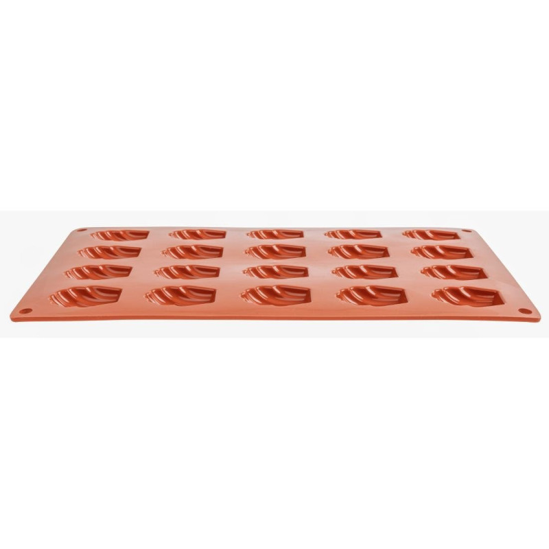 Moule 20 Mini-Madeleines en Silicone Formaflex - GN 1/3 - Pavoni Moule 20 Mini-Madeleines en Silicone Formaflex - GN 1/3 - Pavoni