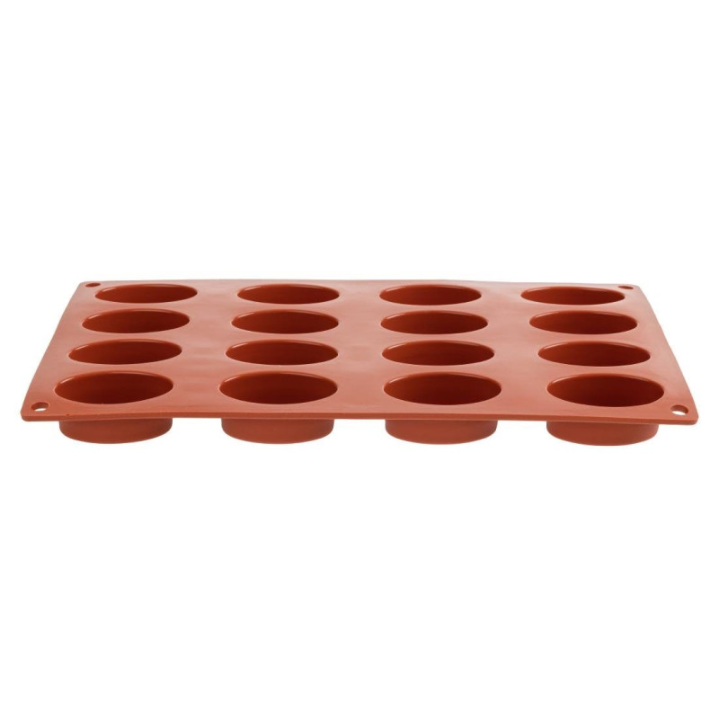 16 ovalių silikoninių formų Formaflex - GN 1/3 - Pavoni 16 ovalių silikoninių formų Formaflex - GN 1/3 - Pavoni