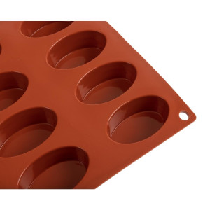 16 ovalių silikoninių formų Formaflex - GN 1/3 - Pavoni