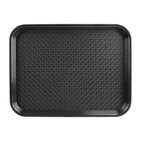 Juodos spalvos savitarnos lėkštė 450 x 350 mm - Olympia KRISTALLON - Fourniresto