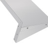 Sieninis lentynas iš nerūdijančio plieno - I 600 x G 300 mm - Vogue