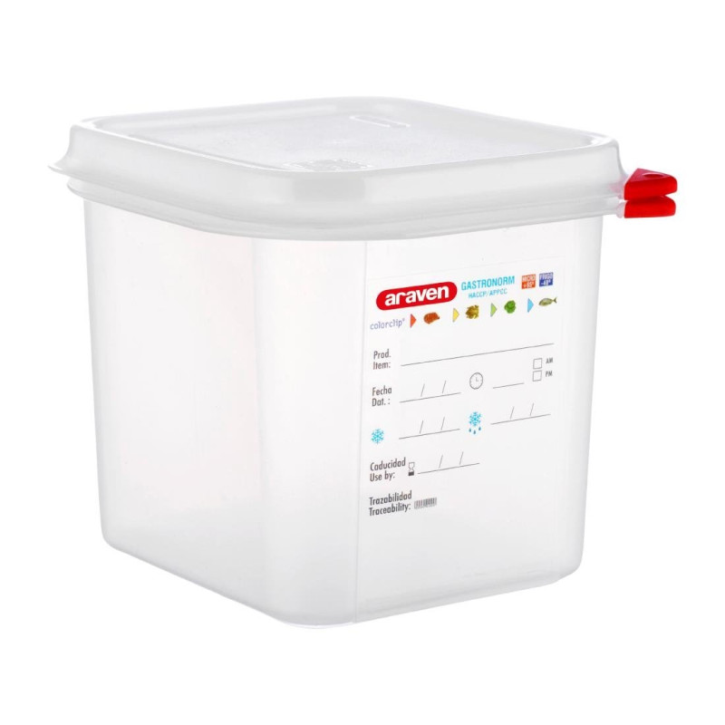 Boîte alimentaire GN 1/6 2,6L - Araven - Fourniresto Boîte alimentaire GN 1/6 2,6L - Araven - Fourniresto