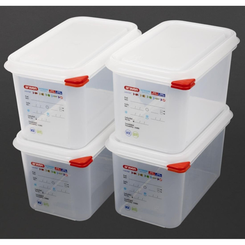 Maisto dėžutė GN1/4 4,3 l - Araven - Fourniresto Maisto dėžutė GN1/4 4,3 l - Araven - Fourniresto