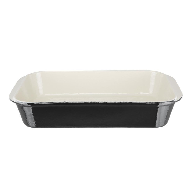 Roasting dish in black cast iron 405 x 250mm - Vogue - Fourniresto Roasting dish in black cast iron 405 x 250mm - Vogue - Fourniresto