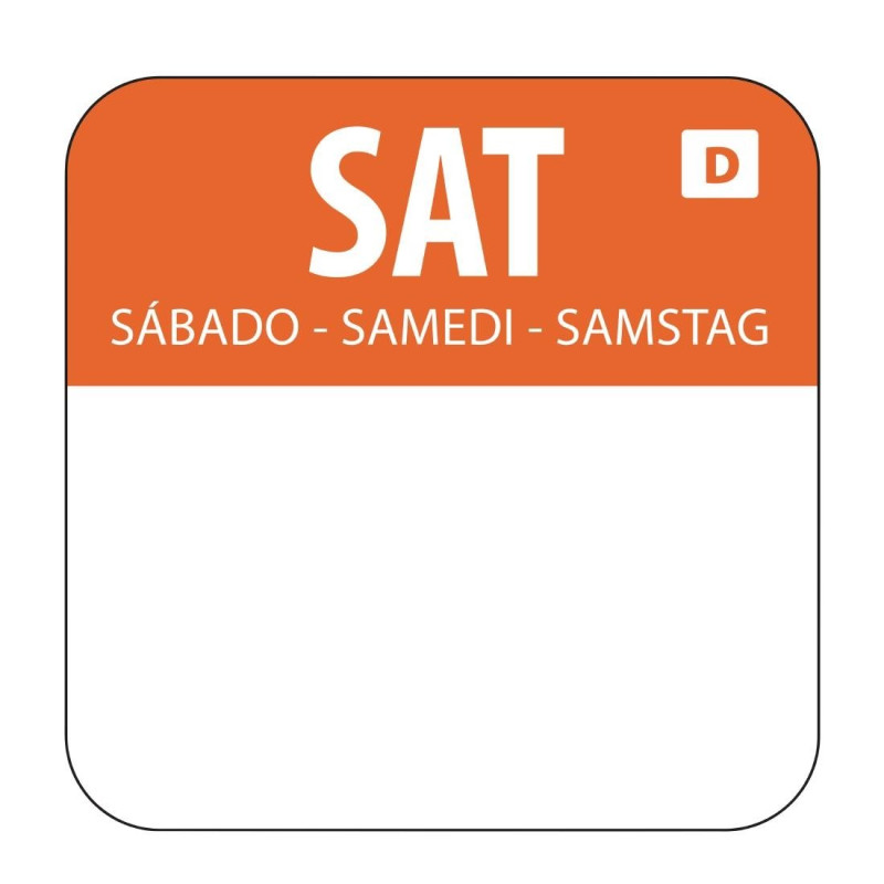 Skalbiamos maisto etiketės "Samedi" - 1000 vnt. - Vogue Skalbiamos maisto etiketės "Samedi" - 1000 vnt. - Vogue