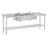 Plieno nerūdijančio plieno kriauklė - I 2400 x G 600 mm - Vogue