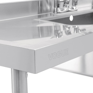 Plieno nerūdijančio plieno kriauklė - I 2400 x G 600 mm - Vogue