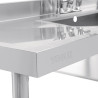 Plieno nerūdijančio plieno kriauklė - I 2400 x G 600 mm - Vogue