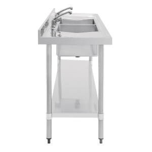 Plieno nerūdijančio plieno kriauklė - I 2400 x G 600 mm - Vogue