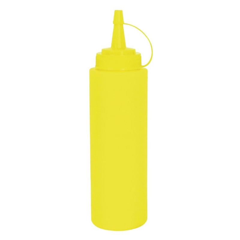 Distributeur de sauce 1L jaune - Vogue - Fourniresto Distributeur de sauce 1L jaune - Vogue - Fourniresto