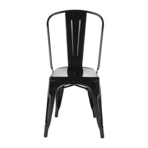 Kėdės Bistro iš plieno - Juoda - 4 vnt. - Bolero
