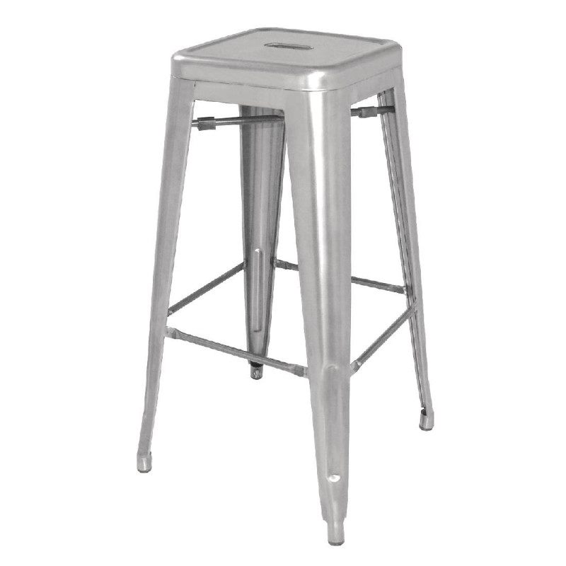 Aukšti galiukai iš cinkuoto plieno pilkai sidabrinė spalva - 4 vnt. - Bolero Aukšti galiukai iš cinkuoto plieno pilkai sidabrinė spalva - 4 vnt. - Bolero