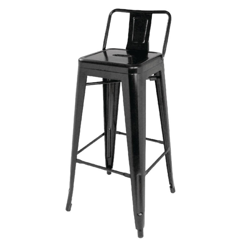 Tabourets Hauts en Acier Noir avec Dossier - Lot de 4 | BoleroTabourets hauts en acier noir avec dossier - Lot de 4 | Bolero Tabourets Hauts en Acier Noir avec Dossier - Lot de 4 | BoleroTabourets hauts en acier noir avec dossier - Lot de 4 | Bolero