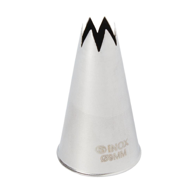 Douille Inox Cannelée 9 mm Schneider - Accessoire Cuisine Pro Douille Inox Cannelée 9 mm Schneider - Accessoire Cuisine Pro