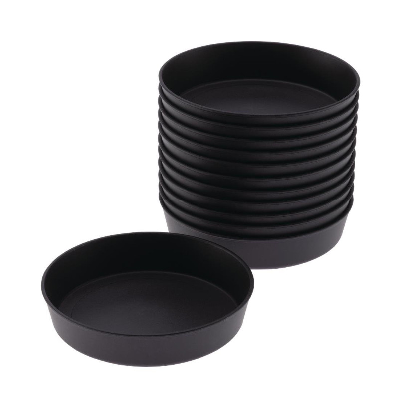 Lot de 12 Moules à Quiche Exoglass Matfer Bourgeat - Ø 100 mm Lot de 12 Moules à Quiche Exoglass Matfer Bourgeat - Ø 100 mm