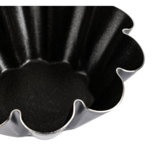 Moules à Mini Brioche Antiadhésifs 75 mm - Rinkinys iš 12, Matfer Bourgeat