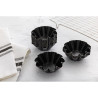 Moules à Mini Brioche Antiadhésifs 75 mm - Rinkinys iš 12, Matfer Bourgeat
