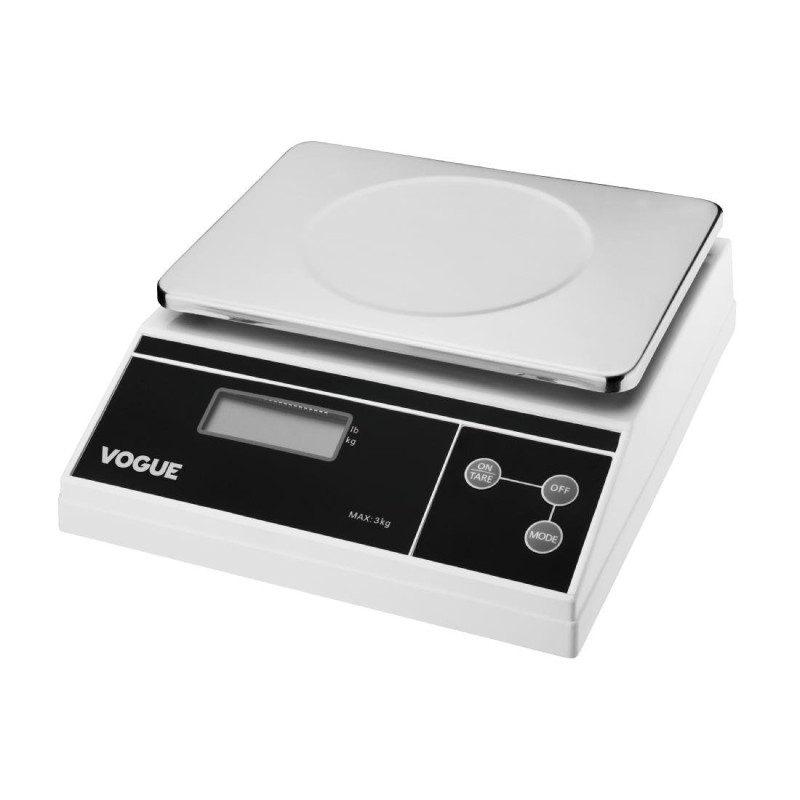 Balance électronique Vogue 3 kg : Précise et hygiénique Balance électronique Vogue 3 kg : Précise et hygiénique