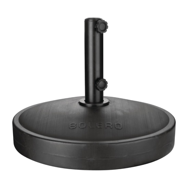 Black Bolero Concrete Parasol Base - Maximum Stability Black Bolero Concrete Parasol Base - Maximum Stability