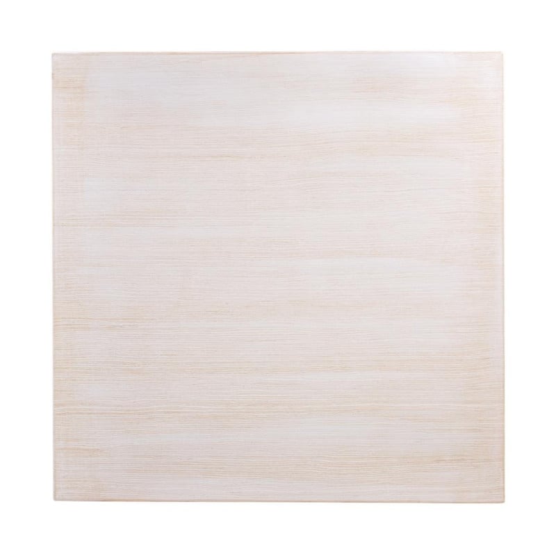 Plateau de Table Carré Pré-percé Vintage Blanc 700 mm Bolero - Aukštos kokybės vytelių mediena