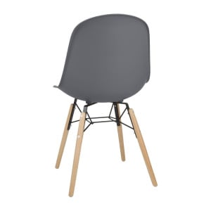 Tamsiai pilka Arlo kėdė - 2 Bolero komplektas: Komfortas, tvirtumas ir elegancija