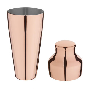 Paryžietiškas šeikeris vario 550 ml - Elegancija ir našumas jūsų baru