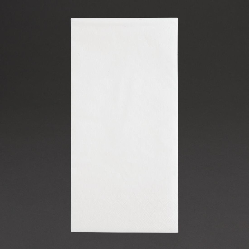 Serviettes Dîner 2 Plis Blanc 400mm - Lot 2000 Fiesta Serviettes Dîner 2 Plis Blanc 400mm - Lot 2000 Fiesta