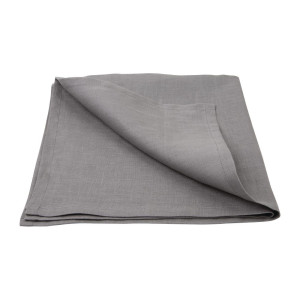 Lininių stalinių servetėlių pilkos spalvos 400 x 400 mm - 12 vnt. - Olympia