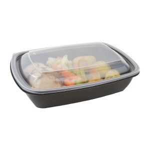 Stačiakampės maisto dėžutės 900 ml - 300 vnt. rinkinys