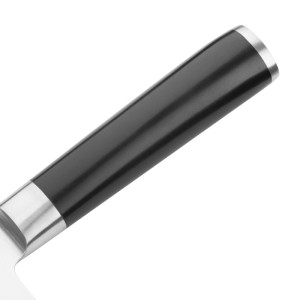 Dantytas peilis Vogue 115 mm iš nerūdijančio plieno, profesionalus ir ilgaamžis.
