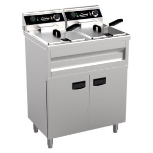Fritavimo krosnelė su elektriniu šaldytuvu - 2 x 9 L - CombiSteel