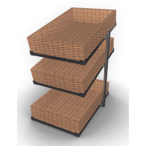 Duonos dėžė 3 lentynos GN 1/1 - I 335 x G 620 mm - CombiSteel