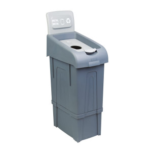 Atliekų dėžė 80 l - metalas - CombiSteel