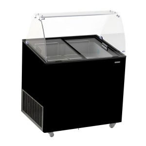 Ledų kremo vitrina juoda - 6x5 L | CombiSteel: Ideali prezentacija ir laikymas