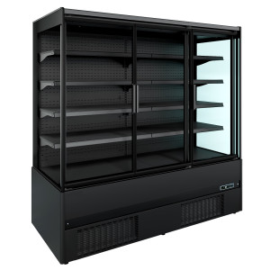 Vitrina šaldytuvas sieninė Jamie su 3 durimis - 2,4 m² - CombiSteel