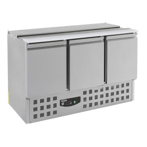 Saladette Šaldytuvas GN 1/1 - 3 Durys - 368 L - CombiSteel