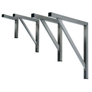 Nerūdijančio plieno lentynos laikiklis - 225 mm - CombiSteel