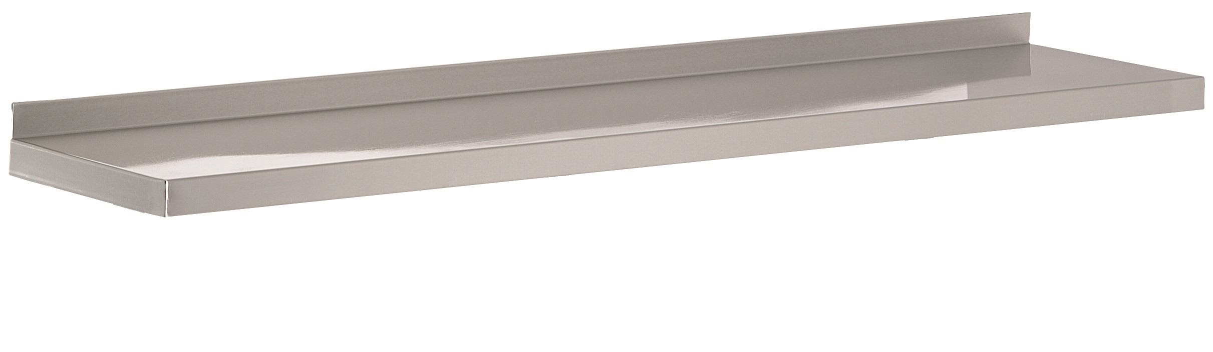 Nerūdijančio plieno sieninė lentyna - L 1800 x P 400 mm - CombiSteel