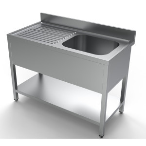 Plautuvė 1 Bakas ir Lašintuvas kairėje su Atlošu ir Lentyna - L 1200 x P 600 mm - CombiSteel