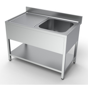 Plautuvė 1 Bakas ir Lašintuvas kairėje su Atlošu ir Lentyna - L 1200 x P 700 mm - CombiSteel