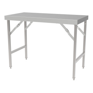 Sulankstomas nerūdijančio plieno stalas - L 1200 x P 700 mm - CombiSteel