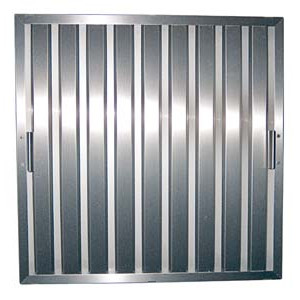 Lamelių filtras gartraukiui - 378 x 298 mm - CombiSteel